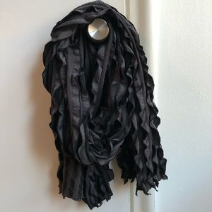 Gray & Black Scarf